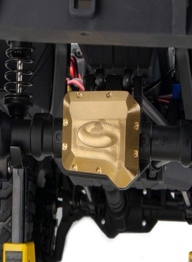 Benedict Harry 2PCS Brass Diff Cover Work on Front and Back Axel's for 1/10 TRX-4 RC Crawler Car - Image 5